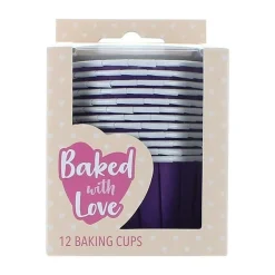 Best Culpitt Cupcake Vormpjes Paars 50mm 12st.