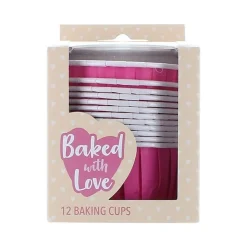Clearance Culpitt Cupcake Vormpjes Donker Roze 50mm 12st.