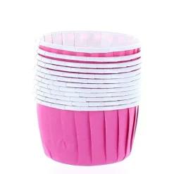 Clearance Culpitt Cupcake Vormpjes Donker Roze 50mm 12st.