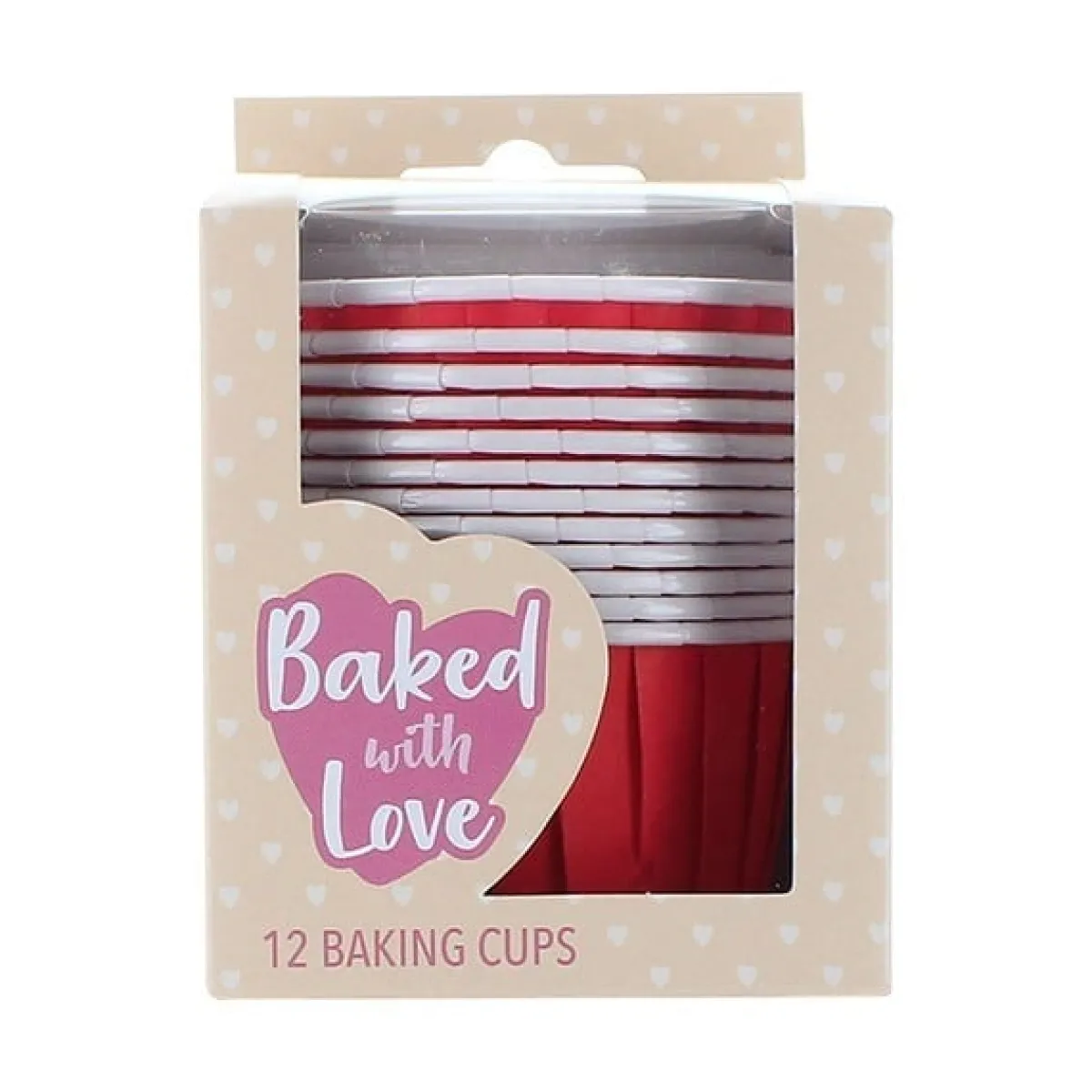 Clearance Culpitt Cupcake Vormpjes Rood 50mm 12st.