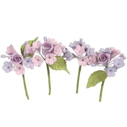 Hot Culpitt Gumpaste Spray Lila Mini Rozen 4st.