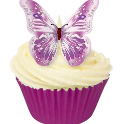 Hot Culpitt Ouwel Vlinders Paars 50x55mm 12st.