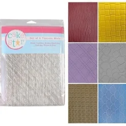 Online Culpitt Reliëfmatten House Set/6 17,8x25,4cm