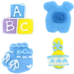 Discount Culpitt Suikerdecoratie ABC Baby Blauw 12st.