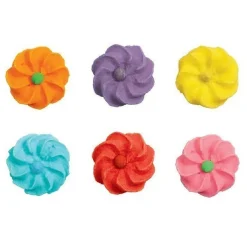 New Culpitt Suikerdecoratie Bloemen Gekleurd 1000st.