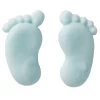 New Culpitt Suikerdecoratie Babyvoetjes blauw 100st.