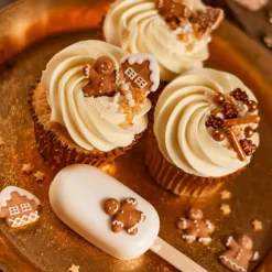 Clearance Culpitt Suikerdecoratie Gingerbread 25mm 200st.