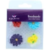 Culpitt Suikerdecoratie Madeliefjes Assortiment Gekleurd 14s