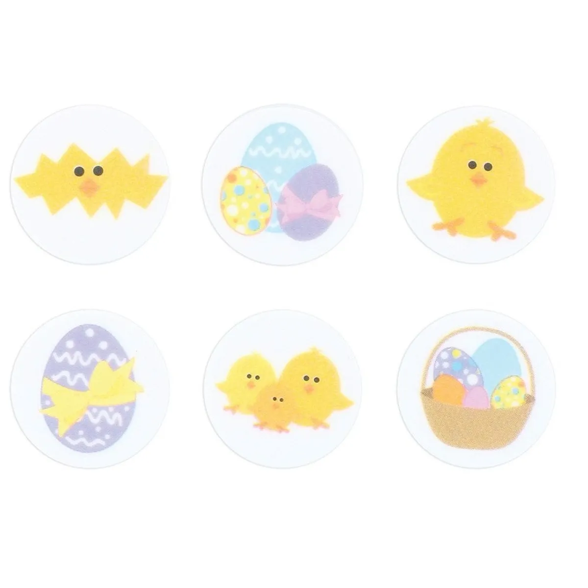 Hot Culpitt Suikerdecoratie Paas Schildjes Ø38mm 144st