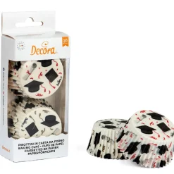 Best Decora Cupcake Vormpjes Geslaagd Ø50x32(h)mm 36 stuks