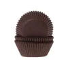 Hot House of Marie Cupcake Vormpjes HoM Bruin 50x33mm. 50st.