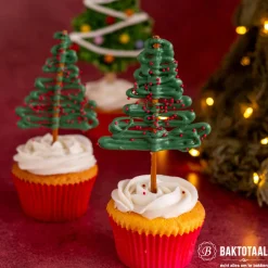 House of Marie Cupcake Vormpjes HoM Dieprood 50x33mm. 50st.