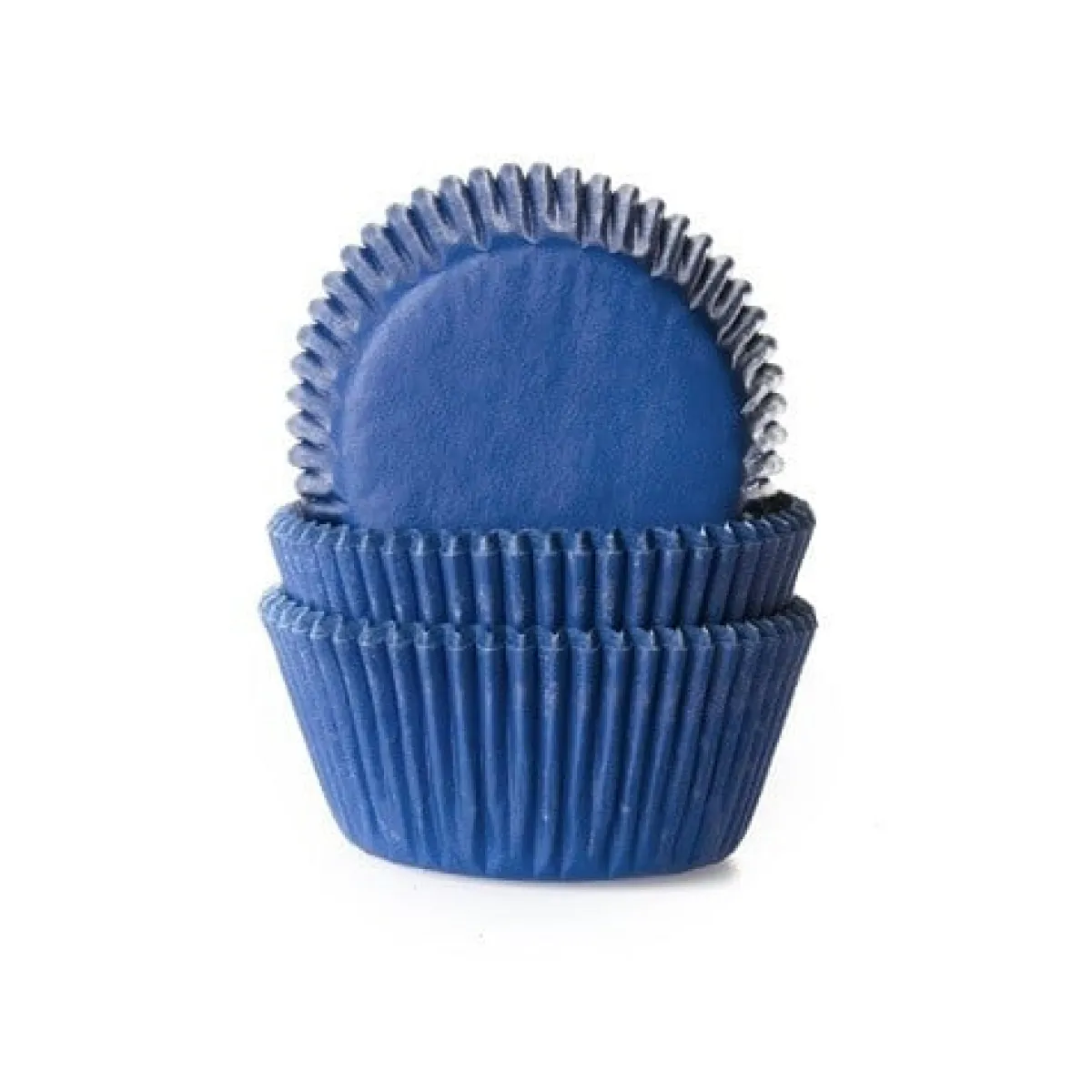 Outlet House of Marie Cupcake Vormpjes HoM Donker Blauw 50x33mm. 50st.