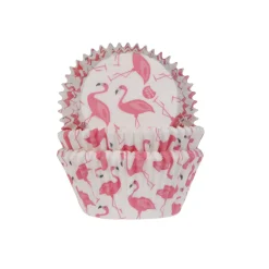 Discount House of Marie Cupcake Vormpjes HoM Flamingo 50x33mm. 50st.