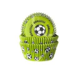 Best House of Marie Cupcake Vormpjes HoM Goal! Groen 50x33mm 50st.