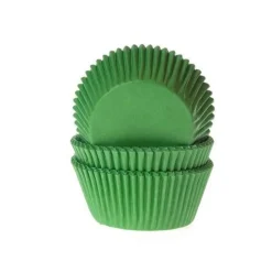 Discount House of Marie Cupcake Vormpjes HoM Grasgroen 50x33mm. 50st.