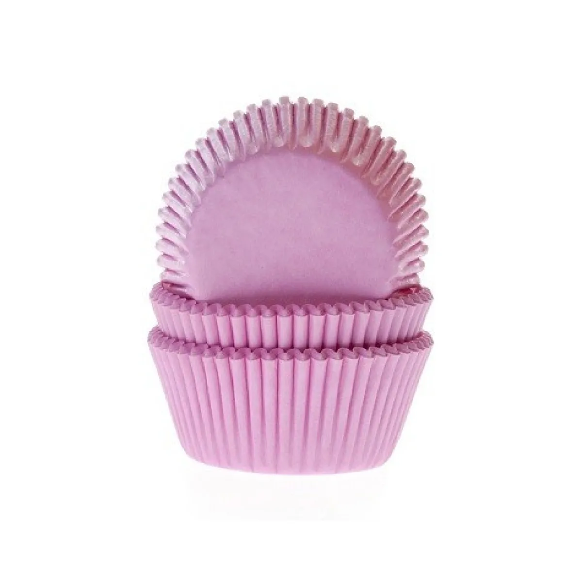 Best House of Marie Cupcake Vormpjes HoM Licht Roze 50x33mm. 500st.