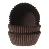 Sale House of Marie Cupcake Vormpjes HoM MINI Bruin 35x23mm. 500st.