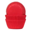 Clearance House of Marie Cupcake Vormpjes HoM MINI Dieprood 35x23mm. 500st.