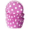 Best House of Marie Cupcake Vormpjes HoM MINI Polkadot Roze 35x23mm. 60st.