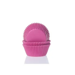 House of Marie Cupcake Vormpjes HoM MINI Fuchsiaroze 35x23mm. 60st.