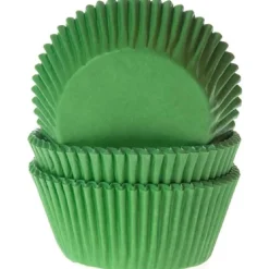 Hot House of Marie Cupcake Vormpjes HoM MINI Grasgroen 35x23mm. 60st.