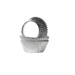 New House of Marie Cupcake Vormpjes HoM MINI Folie Zilver 35x21mm. 36st.