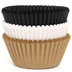 Online House of Marie Cupcake Vormpjes HoM Naturel Assortiment 50x33mm. 75st.