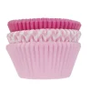 House of Marie Cupcake Vormpjes HoM Roze Assortiment 50x33mm. 75st.