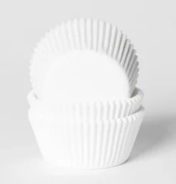 New House of Marie Cupcake Vormpjes HoM Wit 50x33mm. 500st.