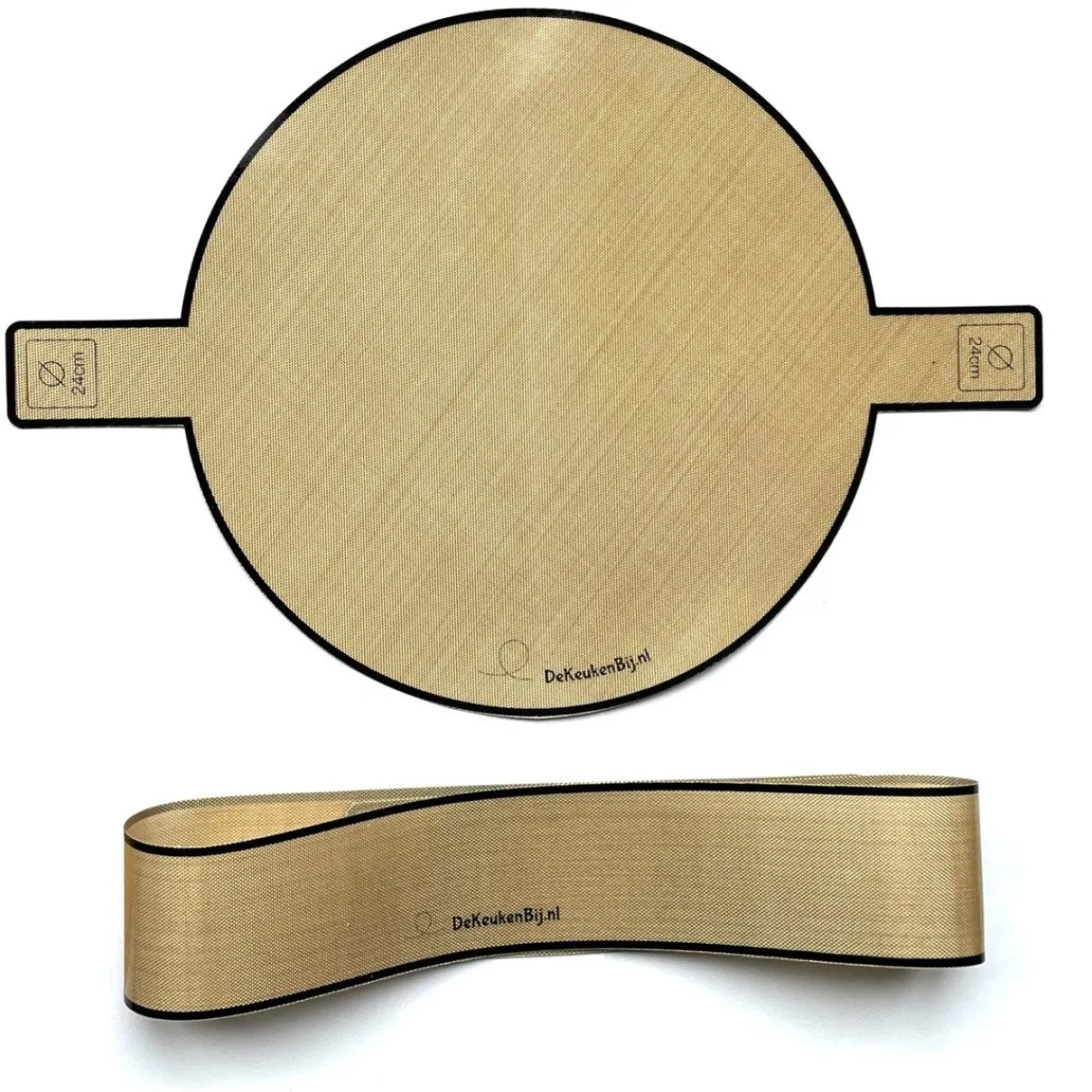 De Keukenbij Herbruikbaar Bakpapier Rond Siliconen Ø24cm