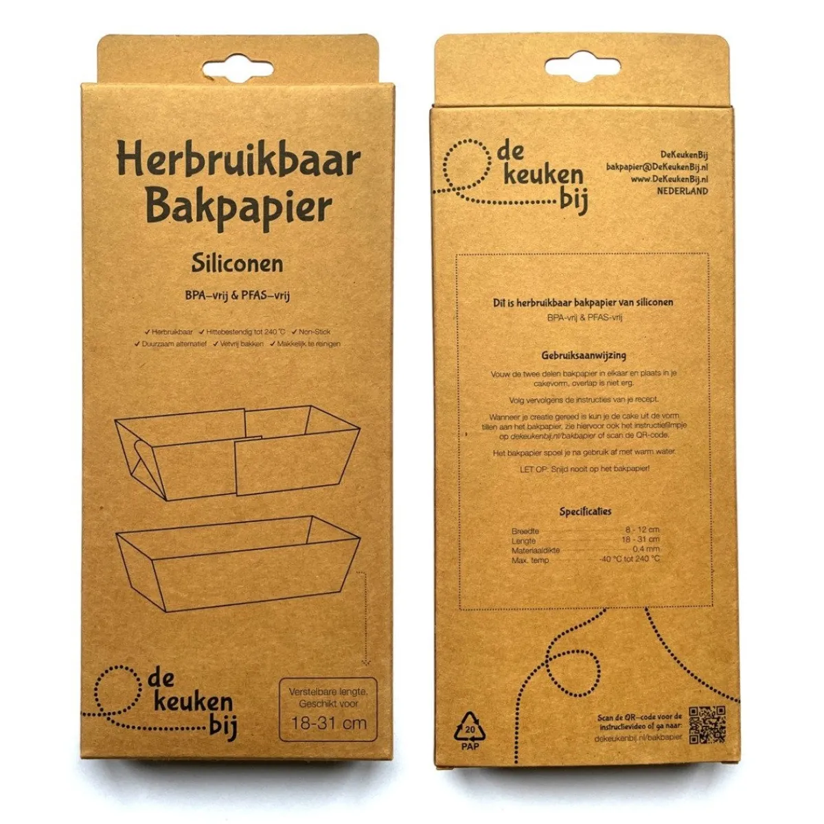 Discount De Keukenbij Herbruikbaar Bakpapier Cake Siliconen 18-31cm