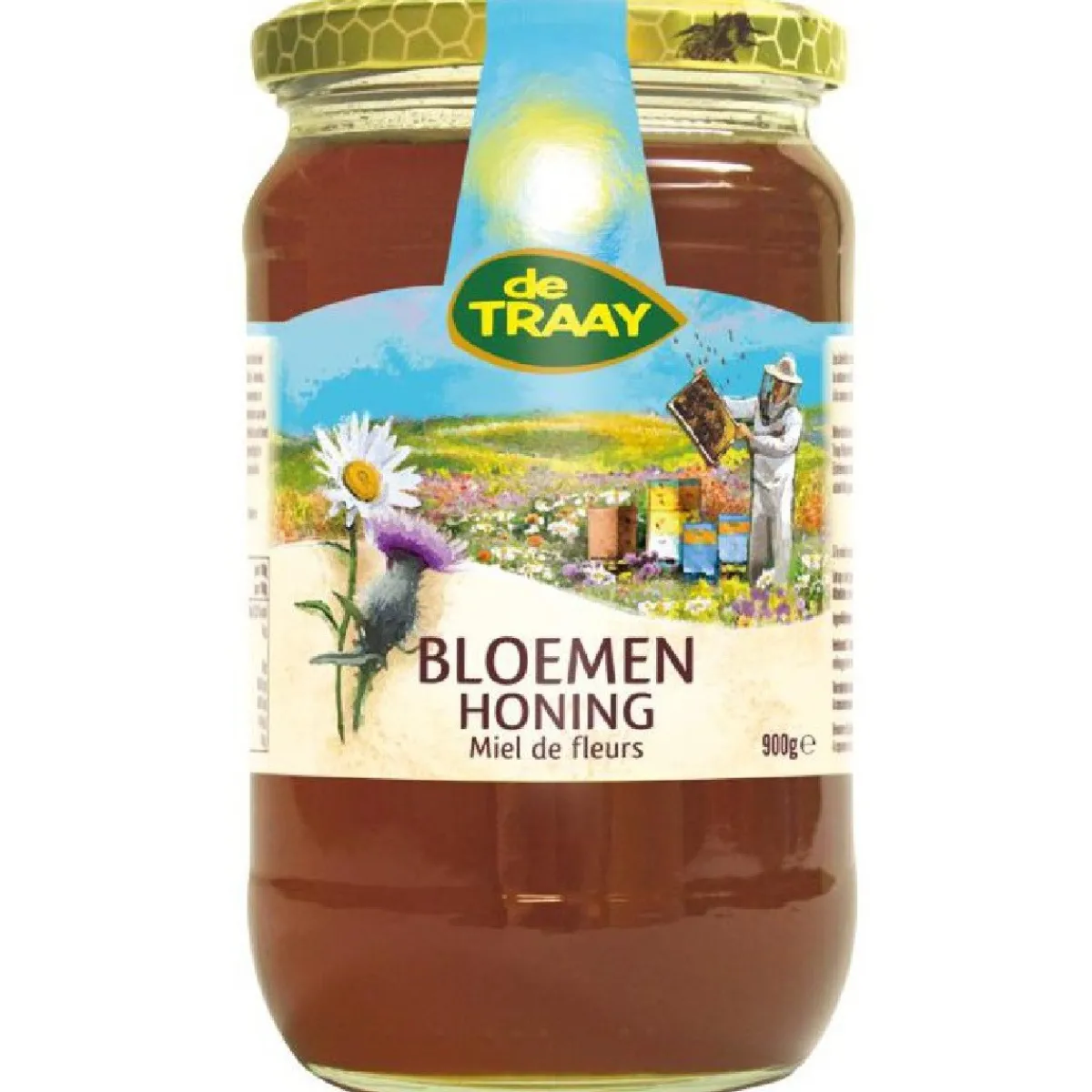 Discount De Traay Bloemenhoning 900g
