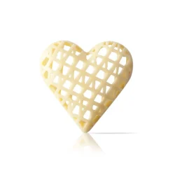 Clearance Dobla Chocoladedecoratie Hart Wit (32 stuks)