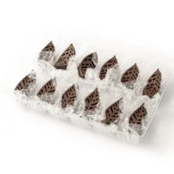 Hot Dobla Chocoladedecoratie Gebogen Blad (96 stuks)