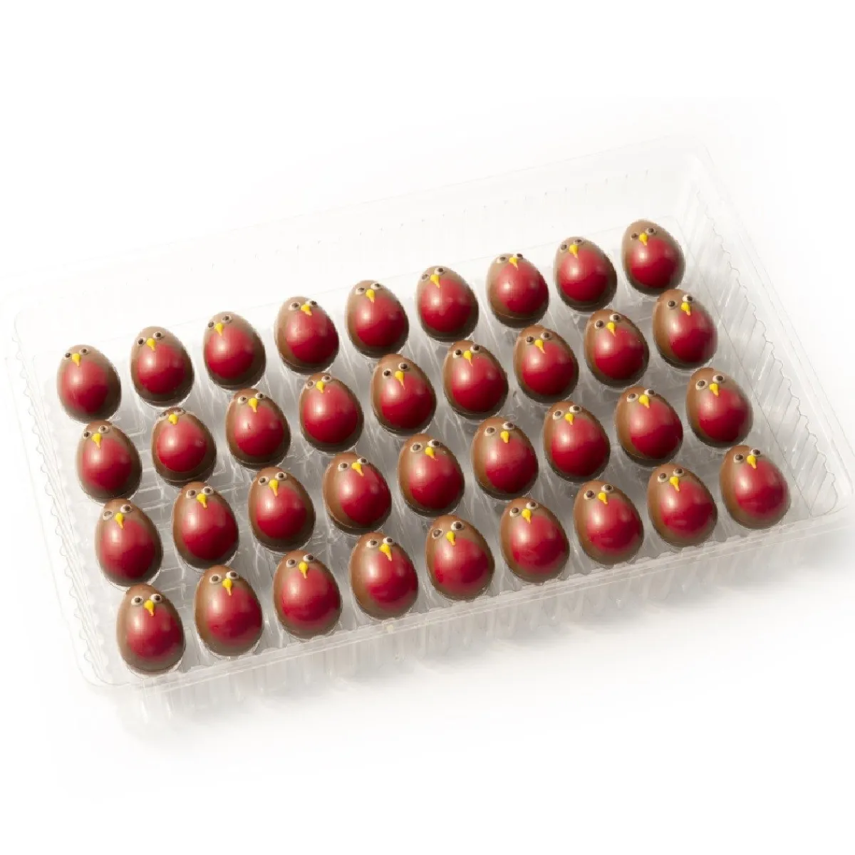 Hot Dobla Chocoladedecoratie Roodborstje (36 stuks)**