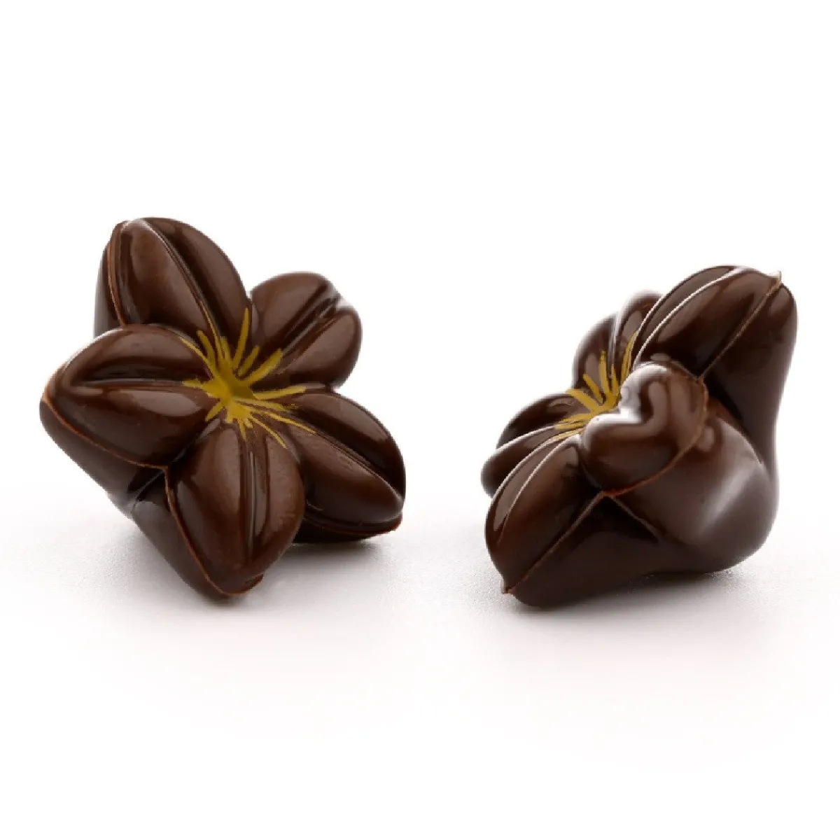 Best Dobla Chocoladedecoratie Bloem Puur (80 stuks)