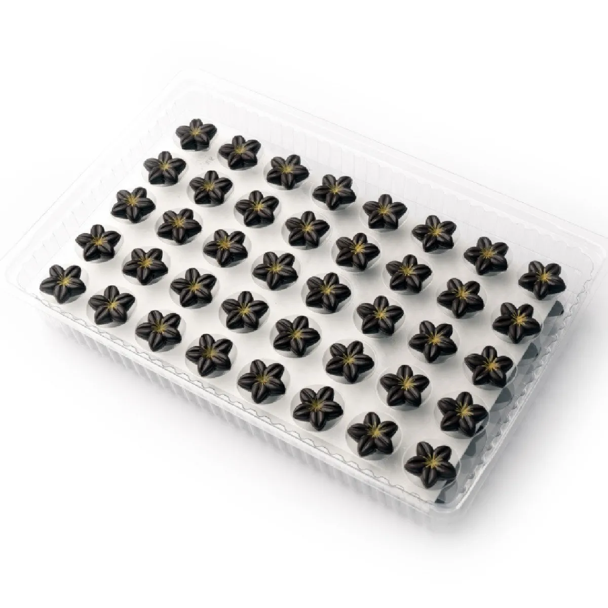 Best Dobla Chocoladedecoratie Bloem Puur (80 stuks)