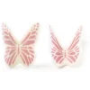 Clearance Dobla Chocoladedecoratie Vlinders Roze/Wit (120 stuks)