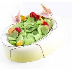 Clearance Dobla Chocoladedecoratie Vlinders Roze/Wit (120 stuks)