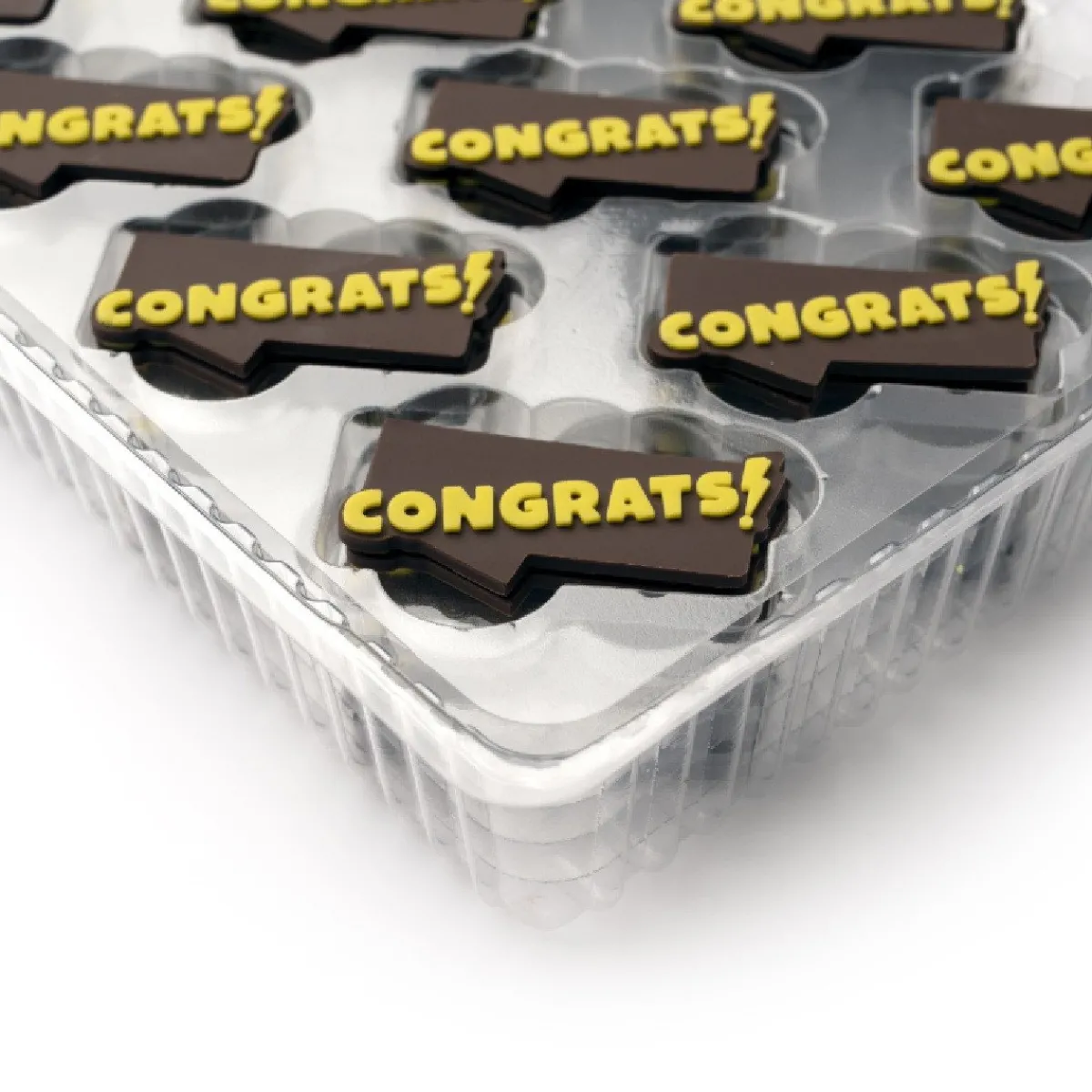 Hot Dobla Chocoladedecoratie Congrats! (150 stuks)