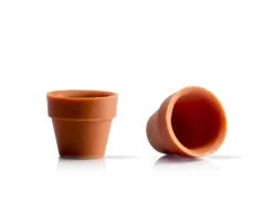 Discount Dobla Chocoladedecoratie Bloempot Mini (24 stuks)