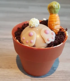 Discount Dobla Chocoladedecoratie Bloempot Mini (24 stuks)