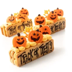 Best Dobla Chocoladedecoratie Pompoen Gezichten (90 stuks)