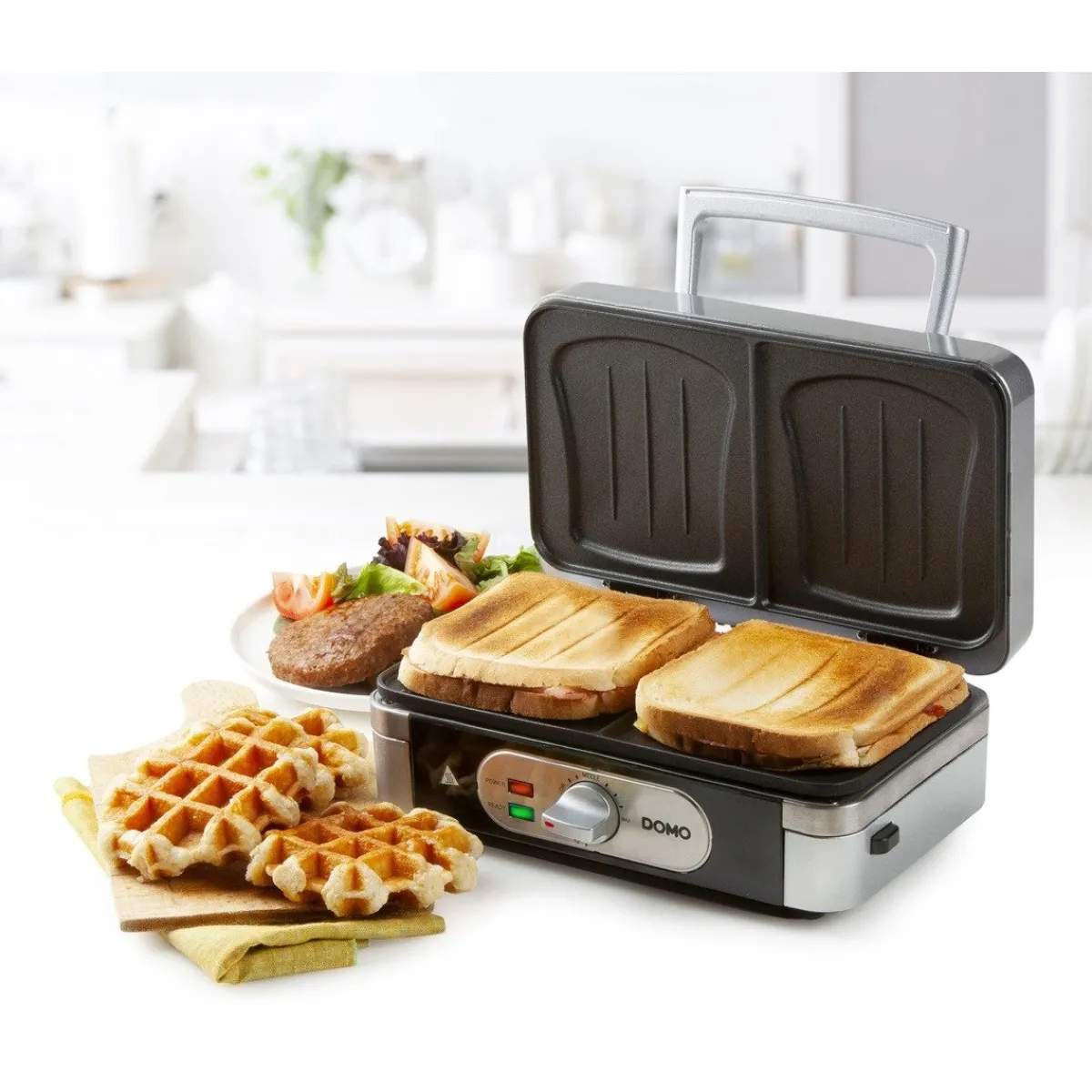Online Domo Snackmaker 3-in-1 (Tosti-Grill-Wafel)
