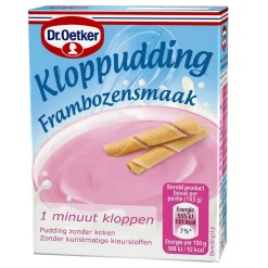 Clearance Dr. Oetker Kloppudding Framboos 74g