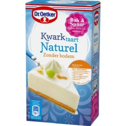 New Dr. Oetker Kwarktaart Naturel (zonder bodem) Mix 195g