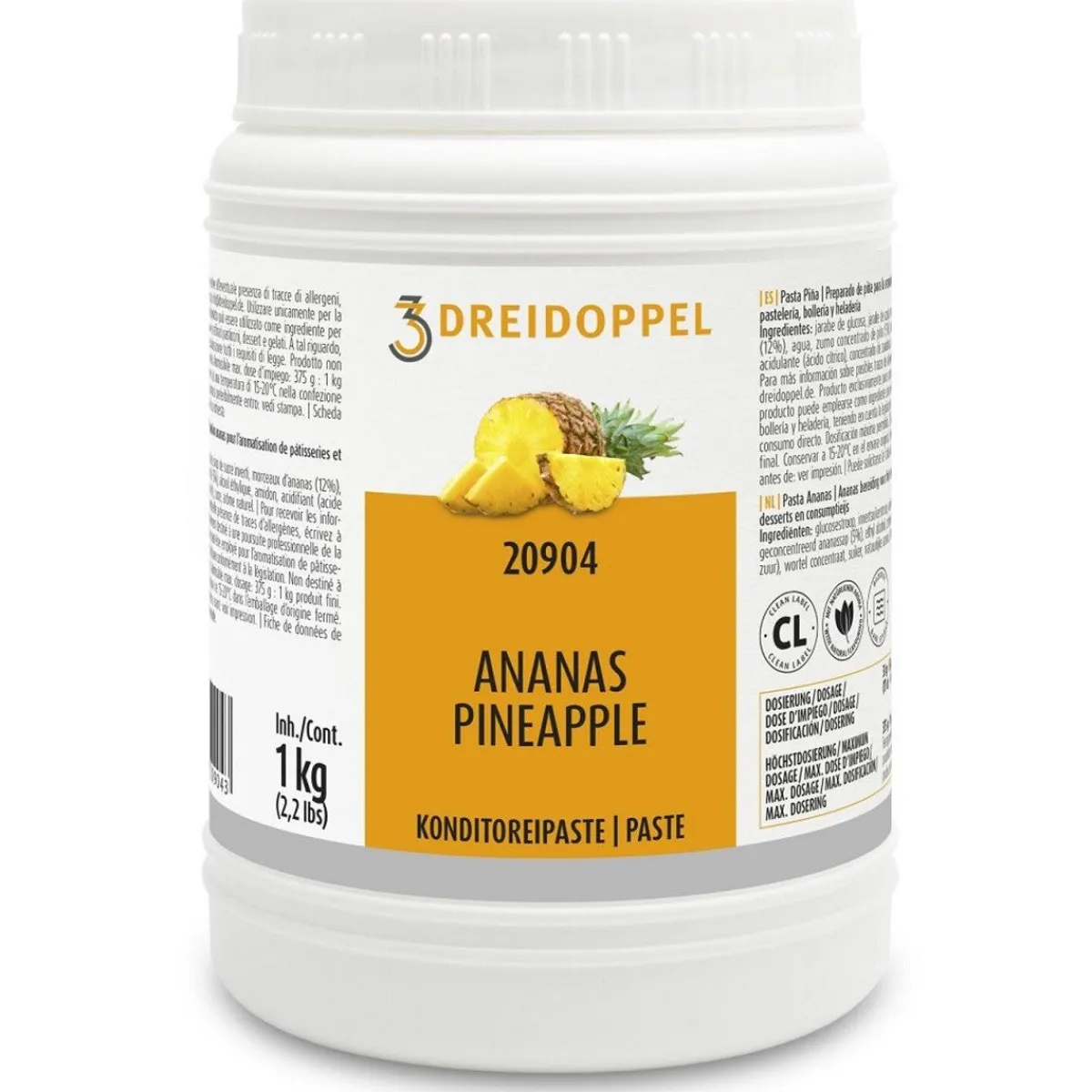 Clearance Dreidoppel Compound Ananas 1kg