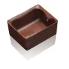 Outlet DV Foods DV Chocoladedecoratie Kuipje Rechthoek Puur 70st