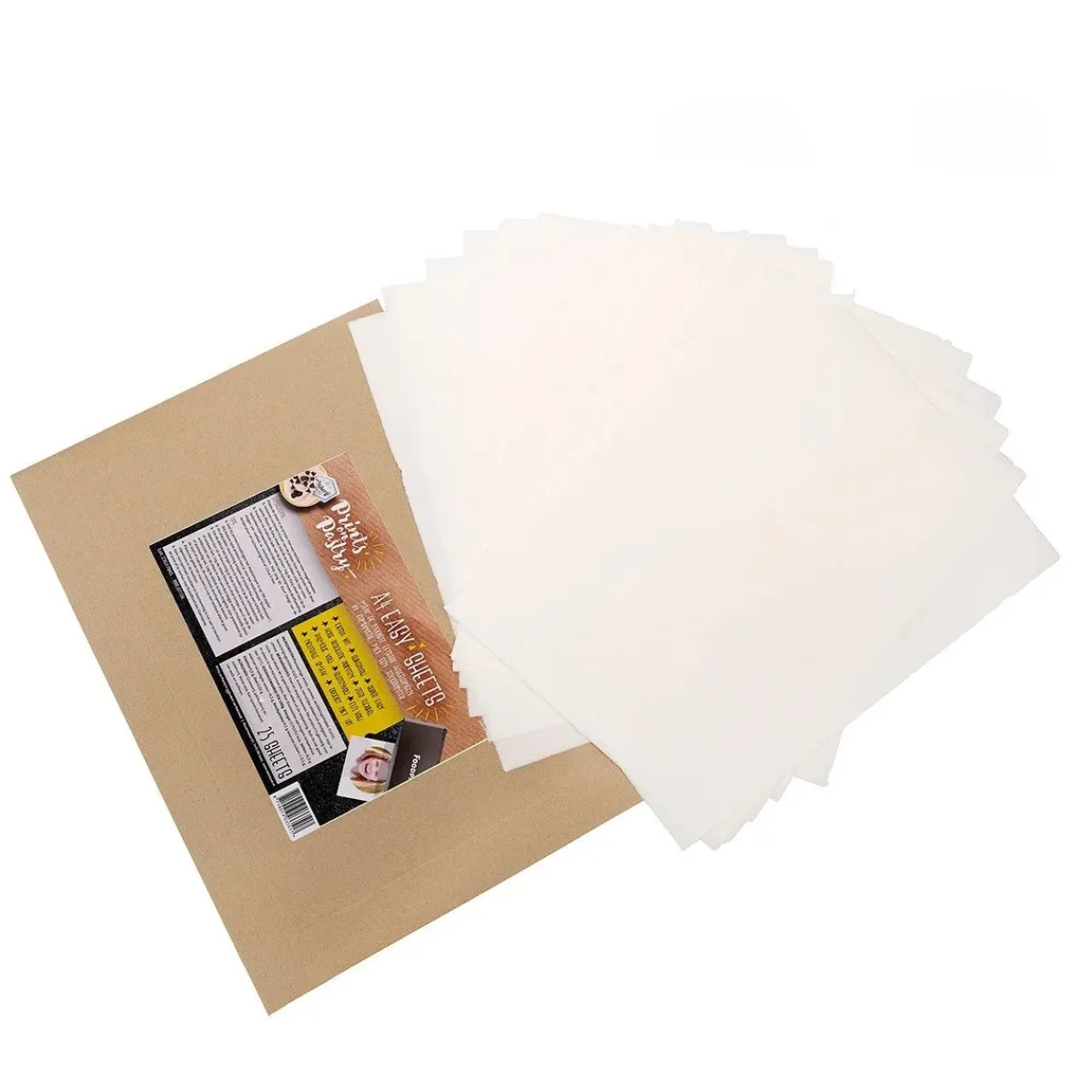 Clearance Prints on Pastry Easy sheets A4-formaat (25 vellen)